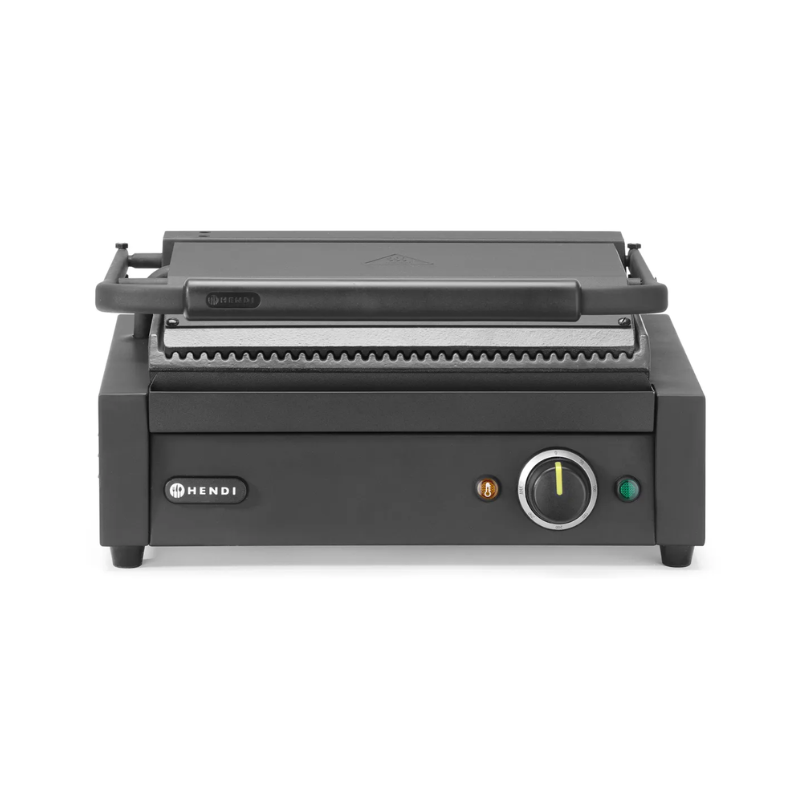 Kontaktgrill - Gerillte Platten - 340 x 235 mm - HENDI
