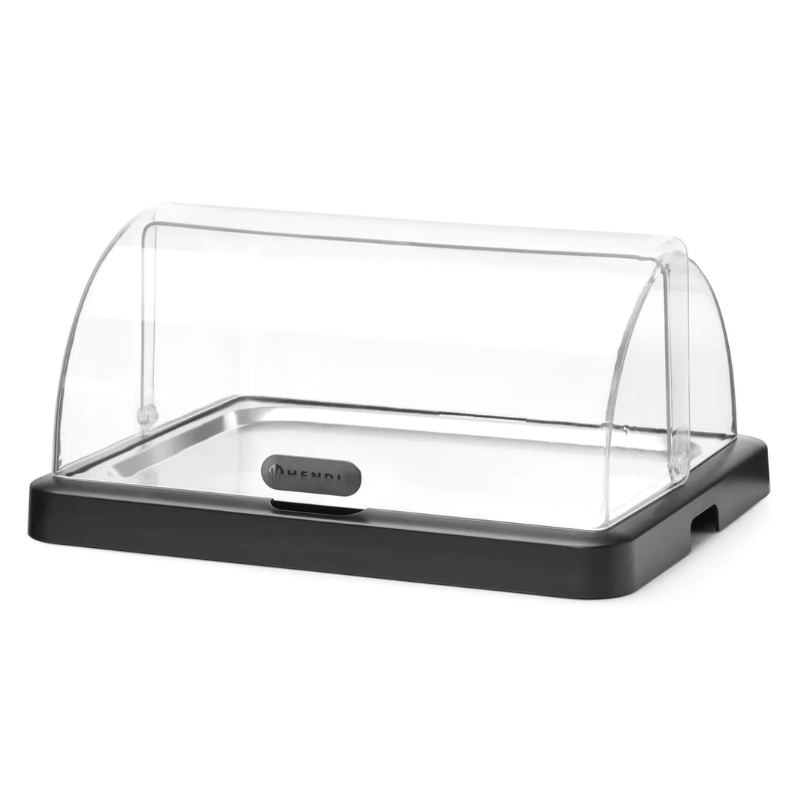 Vitrine Buffet with Sliding Lid UNIQ - Black - HENDI Vitrine Buffet with Sliding Lid UNIQ - Black - HENDI
