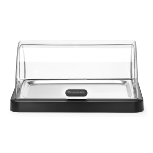 Vitrine Buffet with Sliding Lid UNIQ - Black - HENDI