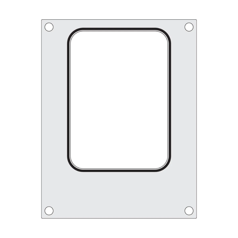 Matrice de Scellage pour Scelleuse Manuelle - 187 x 137 mm - HENDI