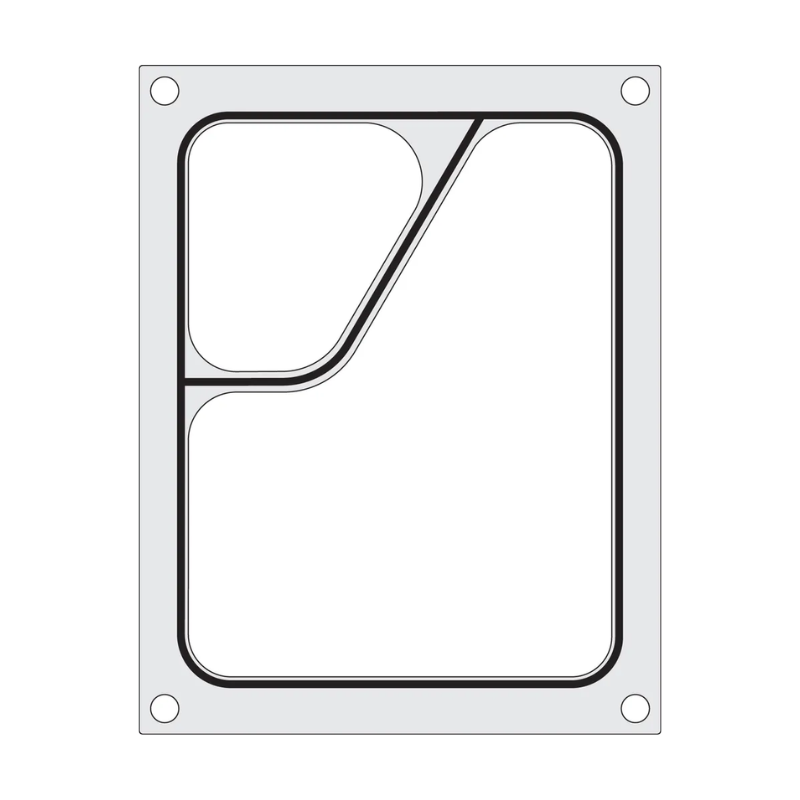 Matrice de Scellage Colt pour Scelleuse Manuelle - 2 Compartiments - HENDI