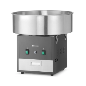 Zuckerwattemaschine aus Edelstahl - Schwarz - HENDI