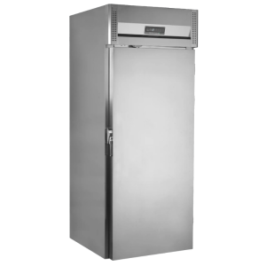 Positiver Kühlschrank mit Wagen - Edelstahl - 416 L