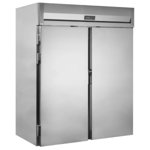 Refrigerated Cabinet with Positive Trolley 2 Doors - Stainless Steel - 832 L