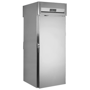 Durchfahrbarer Kühlschrank mit Wagen - Positiv - Edelstahl - 416 L