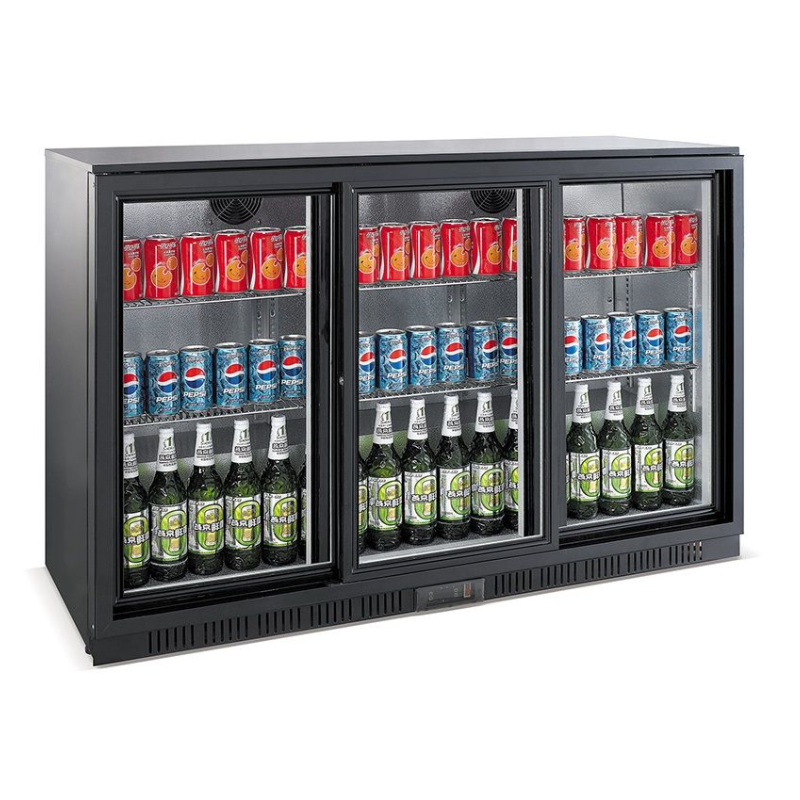 Refrigerated Back Bar with 3 Sliding Doors - 320 L - CombiSteel