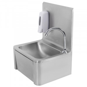 Stainless Steel Knee-Operated Hand Wash - Dynasteel