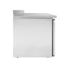 3-Door Refrigerated Table GN1/1 - Depth 700 with Backsplash - Dynasteel