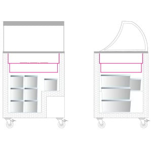 Ice Cream Freezer - 191 L - TEFCOLD