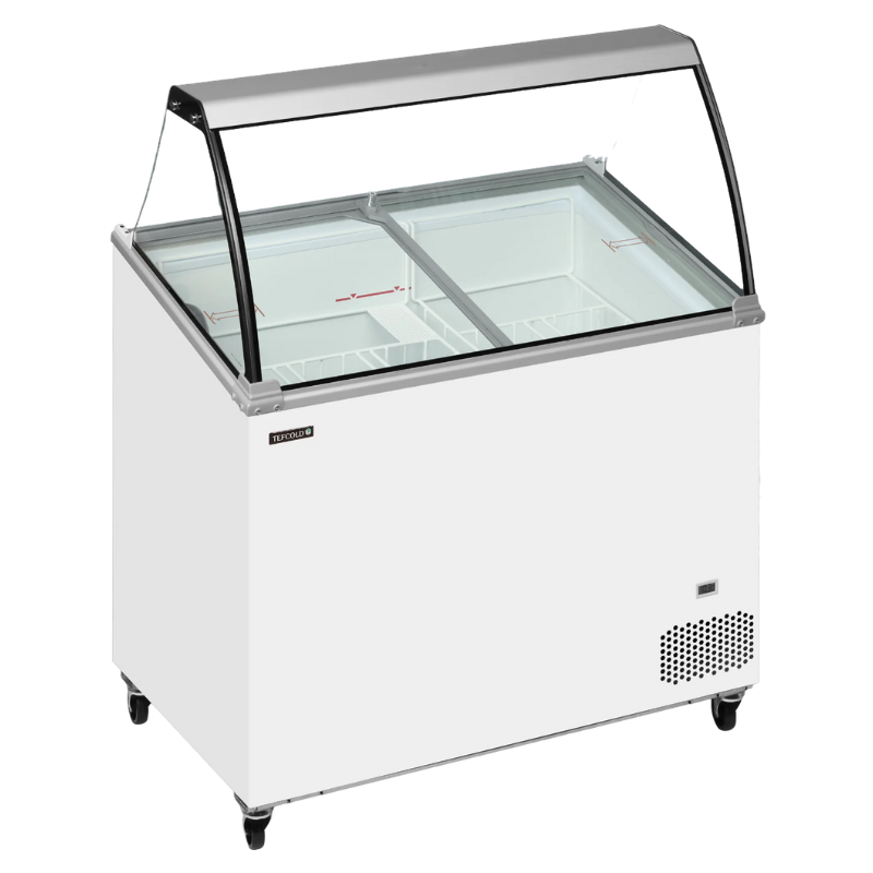 Vitrine für statisches Speiseeis - 7 x 5 L - TEFCOLD