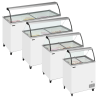 Vitrine für statisches Speiseeis - 7 x 5 L - TEFCOLD