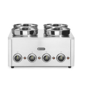 Bain-Marie für Sauce - 4 x 4 L - HENDI