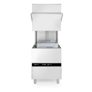 Hood-Type Dishwasher - Liquid Dispenser - Drain Pump - 50 x 50 cm - HENDI