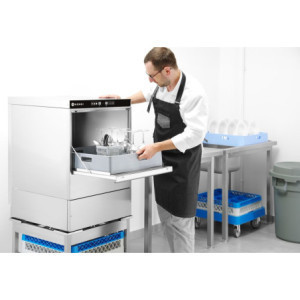 Dishwasher 6600 W - Liquid Dispenser - Drain Pump - 50 x 50 cm - HENDI