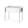 Single Welded Sink Table - D 600 x W 1000 mm - HENDI