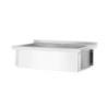 Single Welded Sink Table - D 600 x W 1000 mm - HENDI