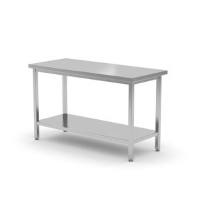 Table Centrale Profi Line avec Étagère - L 1800 x P 600 mm - HENDI