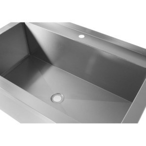 Table d'Évier Simple Soudée - P 600 x L 1000 mm - HENDI