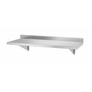 Wandregal mit 2 Halterungen - L 800 x 300 mm - HENDI