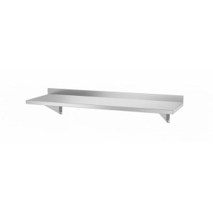 Wandregal mit 2 Halterungen - L 1000 x 300 mm - HENDI