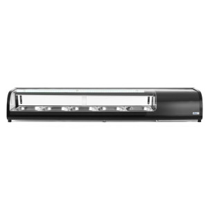 Sushi display case 5 GN 1/2 - L 1800 mm - HENDI