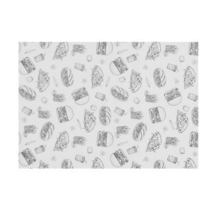 Greaseproof Paper Hamburgers - 250 x 350 mm - HENDI