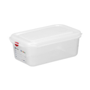 Bac GN 1/4 Transparent in PP - 2,8 L - HENDI