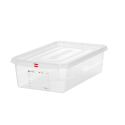 Bac GN 1/1 Transaprent en PP - 21 L - HENDI