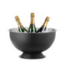Vasque à Champagne Revêtement Poudre Noir - 13 L - HENDI