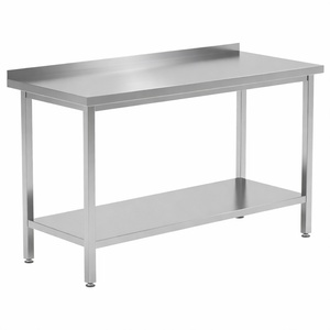 Table Inox Dynasteel : Robuste et Pratique - 1400x700mm