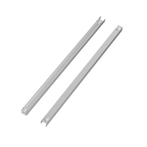 Paar Schienen für Gitter für Kühltisch - CombiSteel