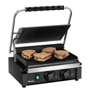 Grillkontakt Panini - Gerillte Platten - Bartscher