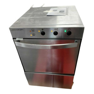 Professional Dishwasher with Rinse Aid and Detergent Dispenser - 40 x 40 cm - Dynasteel