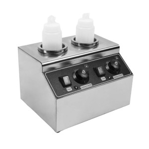 Doppelter Dynasteel-Schokoladenwärmer - Ideal für Gastronomieprofis