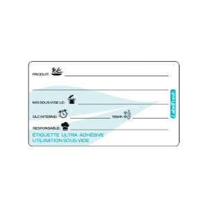 Ultra-Vakuum-Etiketten - 45 x 80 mm - Satz von 300 - LabelFresh