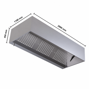 Hotte Cubique 1100 Led Sans Moteur - Dynasteel Innovant