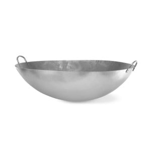 Wok mit Doppelgriffen - 700 mm Durchmesser Aufbereitet