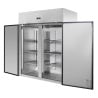 Edelstahl-Kühlschrank Positiv GN 2/1 - 1400 L - Dynasteel