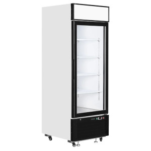 Vitrine Gefrierschrank Vertikal Weiß - 405 L - TEFCOLD