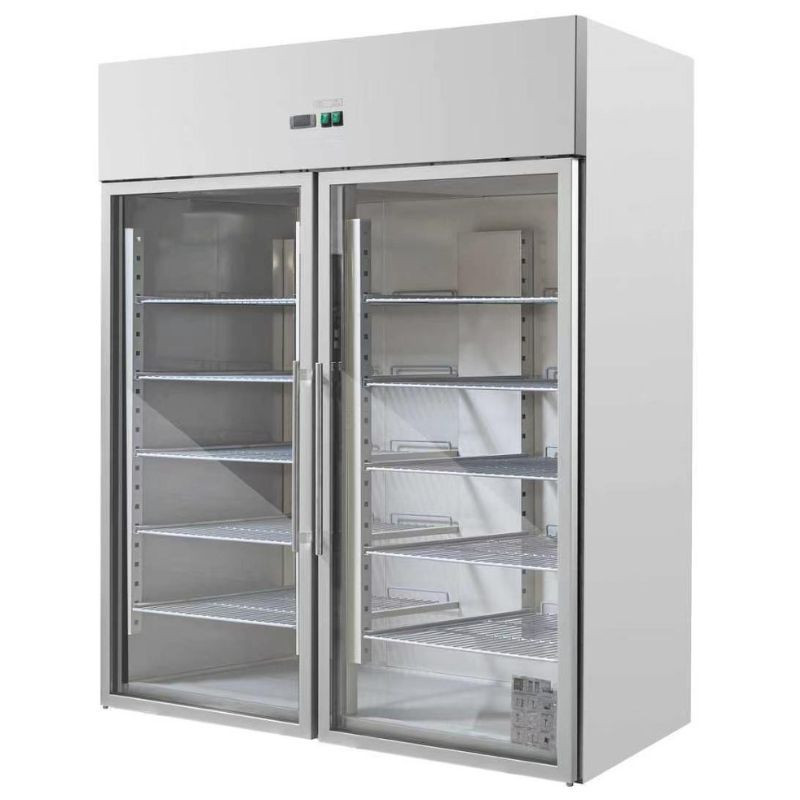Positive Refrigerated Cabinet 2 Glass Doors GN2/1 - 1400 L