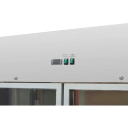 Positive Kühlschrank 1400 L 2 Glastüren GN 2/1