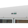 Positive Kühlvitrine 2 Glastüren GN2/1 - 1400 L