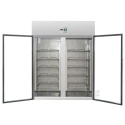 Positive Kühlschrank 1400 L 2 Glastüren GN 2/1