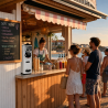 Soft-Eis-Maschine 16 L/h 1050 W - Dynasteel