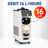 Machine à Crème Glacée Soft 16 L/h 1050 W - Dynasteel