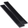 PVC-Bar-Matte 59 cm Schwarz — Abtropfgestell Theke CHR
