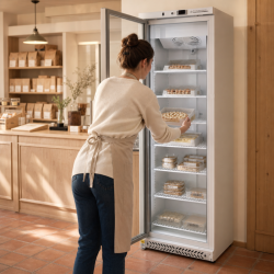 Armoire Congélation 400 L Vitrée Froid Ventilé -18/-22°C