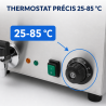 Bain-Marie Pro GN 1/1 20 L 1200 W Edelstahl mit Ablass