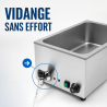 Bain-Marie Pro GN 1/1 20 L 1200 W Stainless Steel with Drain