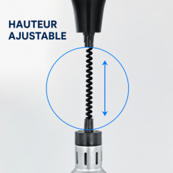 Pro Heizlampe 250 W Ø 175 mm Edelstahloptik